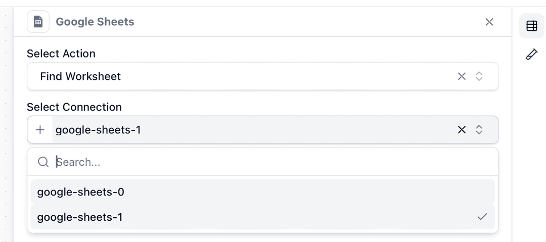 Configure connection