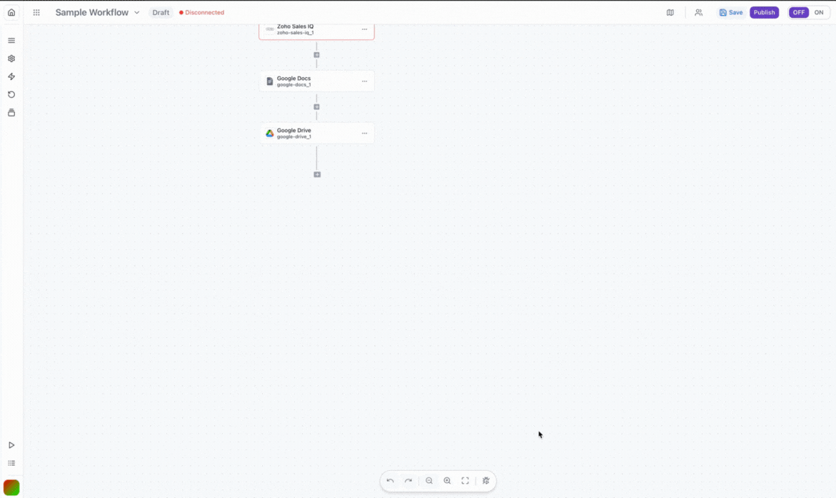 Wakflo-connect-google-sheets