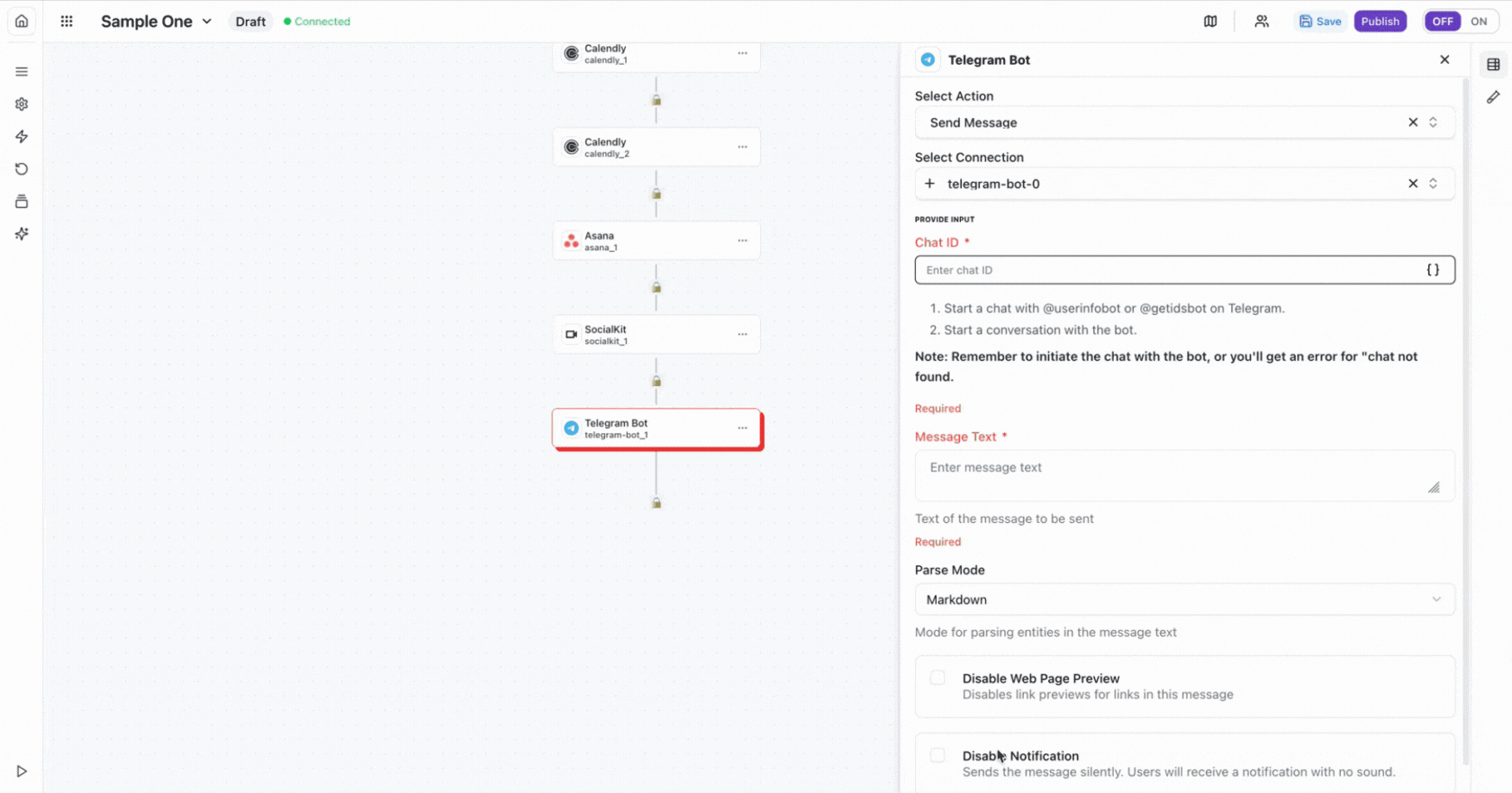 Wakflo-connect-telegrambot